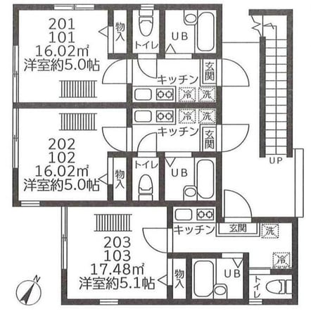 アルウィンコートの物件間取画像